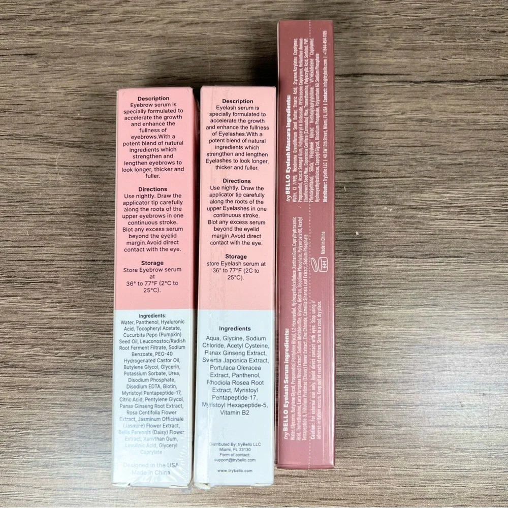 Trybello Mascara Brow & Lash Growth Bundle